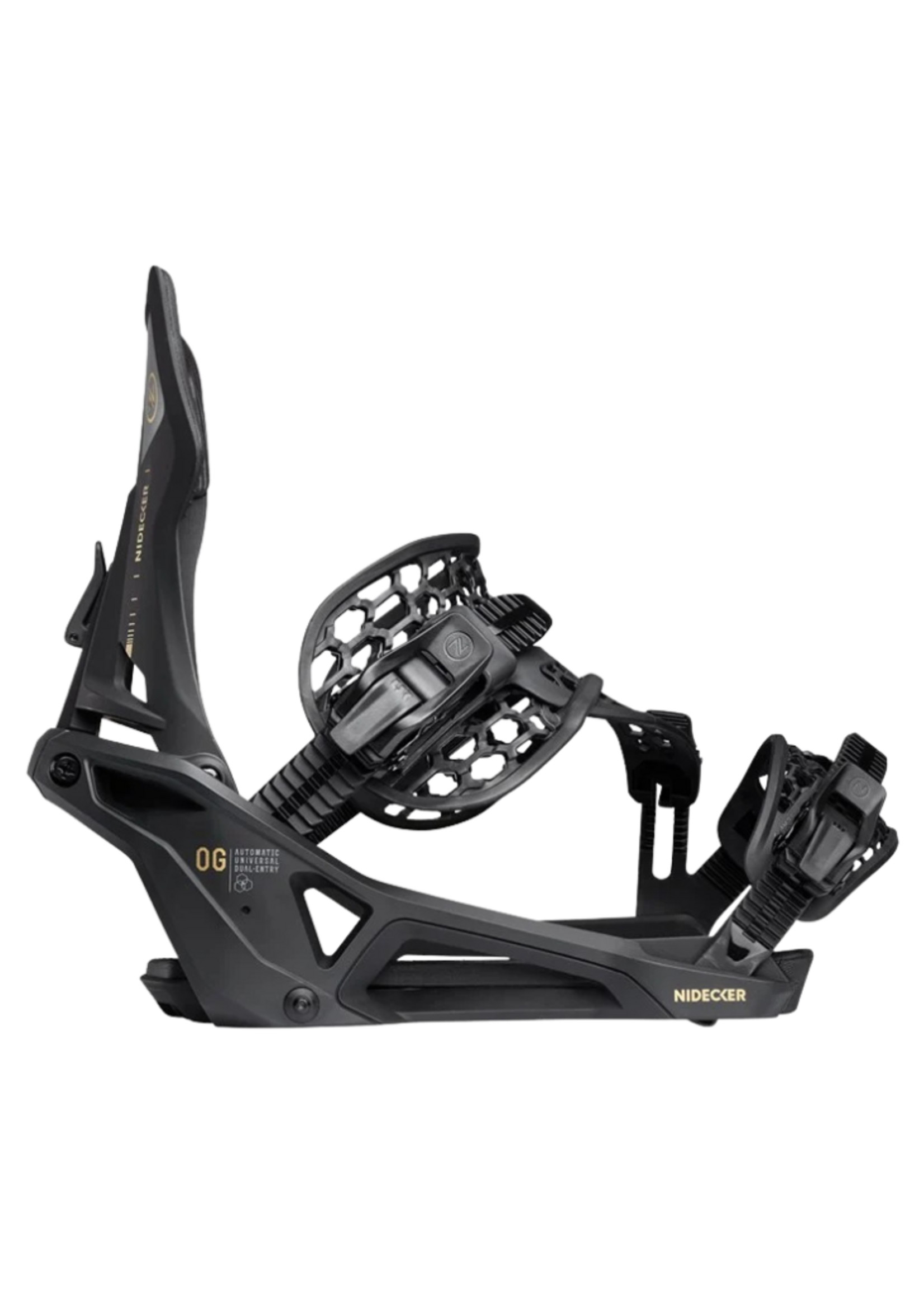 Nidecker OG Supermatic Unisex Snowboard Binding 2026 | Black
