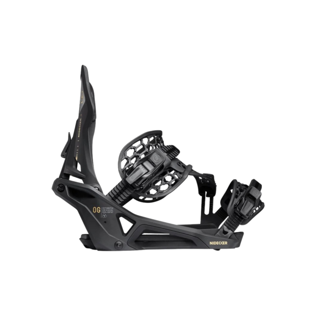 Nidecker OG Supermatic Unisex Snowboard Binding 2026 | Black