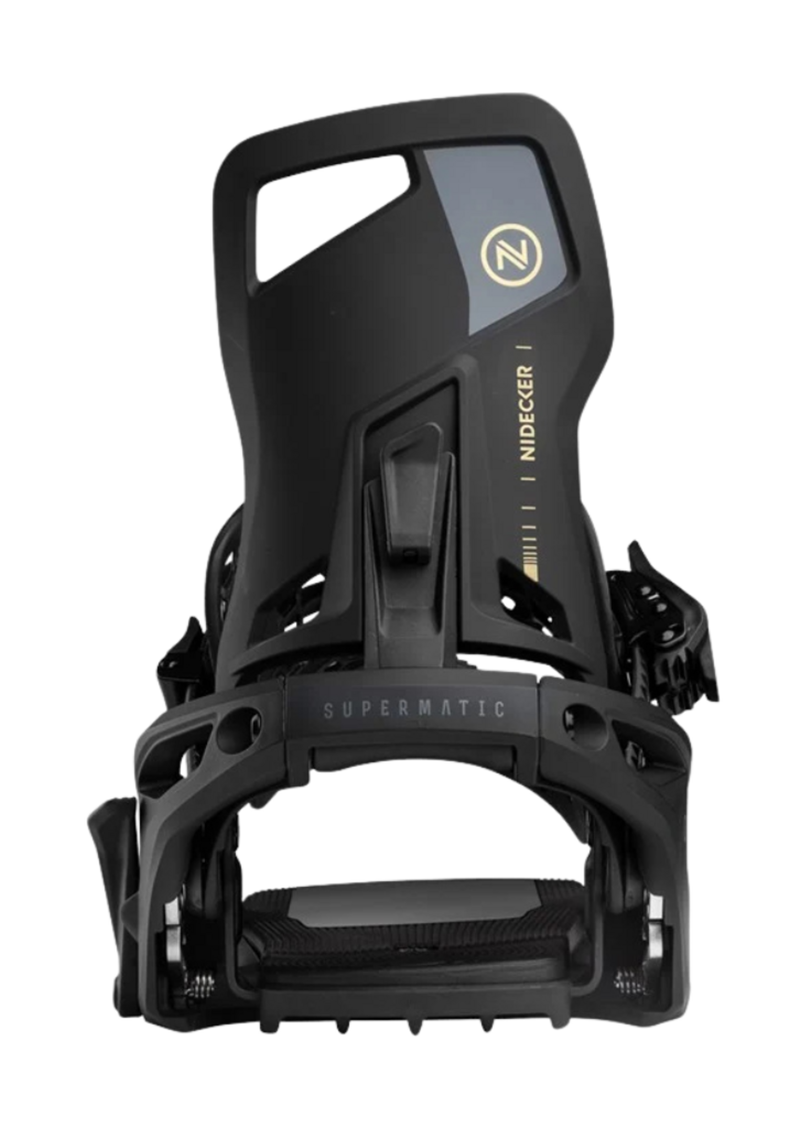 Nidecker OG Supermatic Unisex Snowboard Binding 2026 | Black