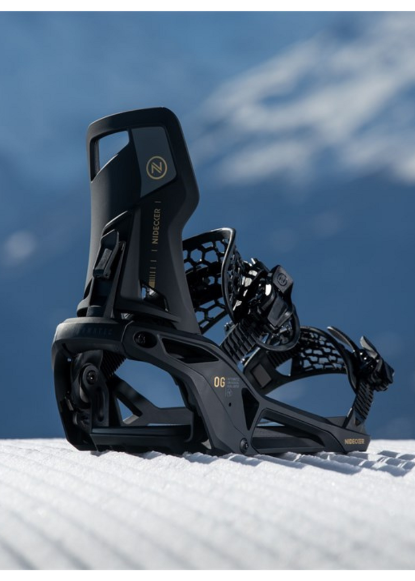 Nidecker OG Supermatic Unisex Snowboard Binding 2026 | Black