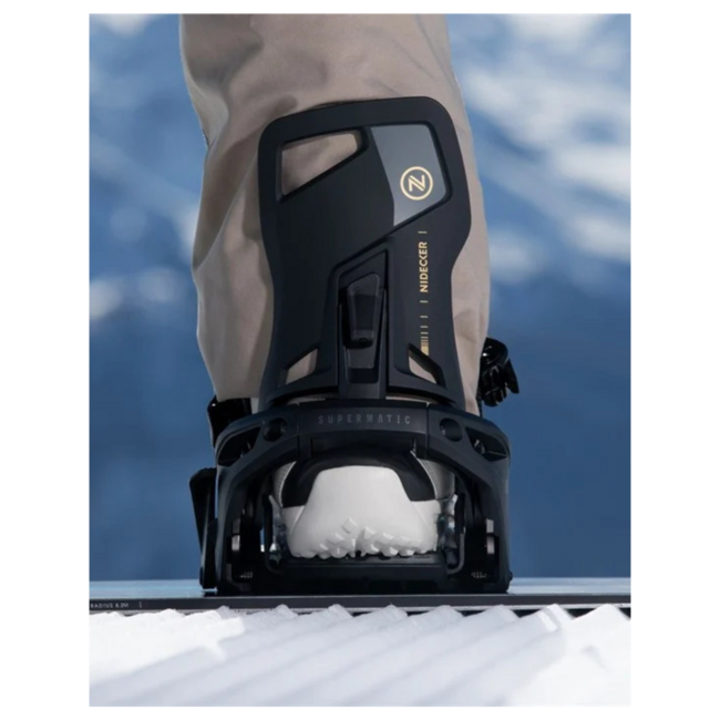 Nidecker OG Supermatic Unisex Snowboard Binding 2026 | Black