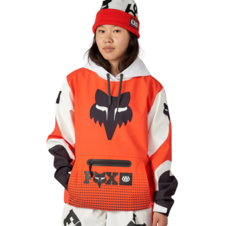 686 Fox Racing Waterproof Hoodie | Fox Flare Colorblock