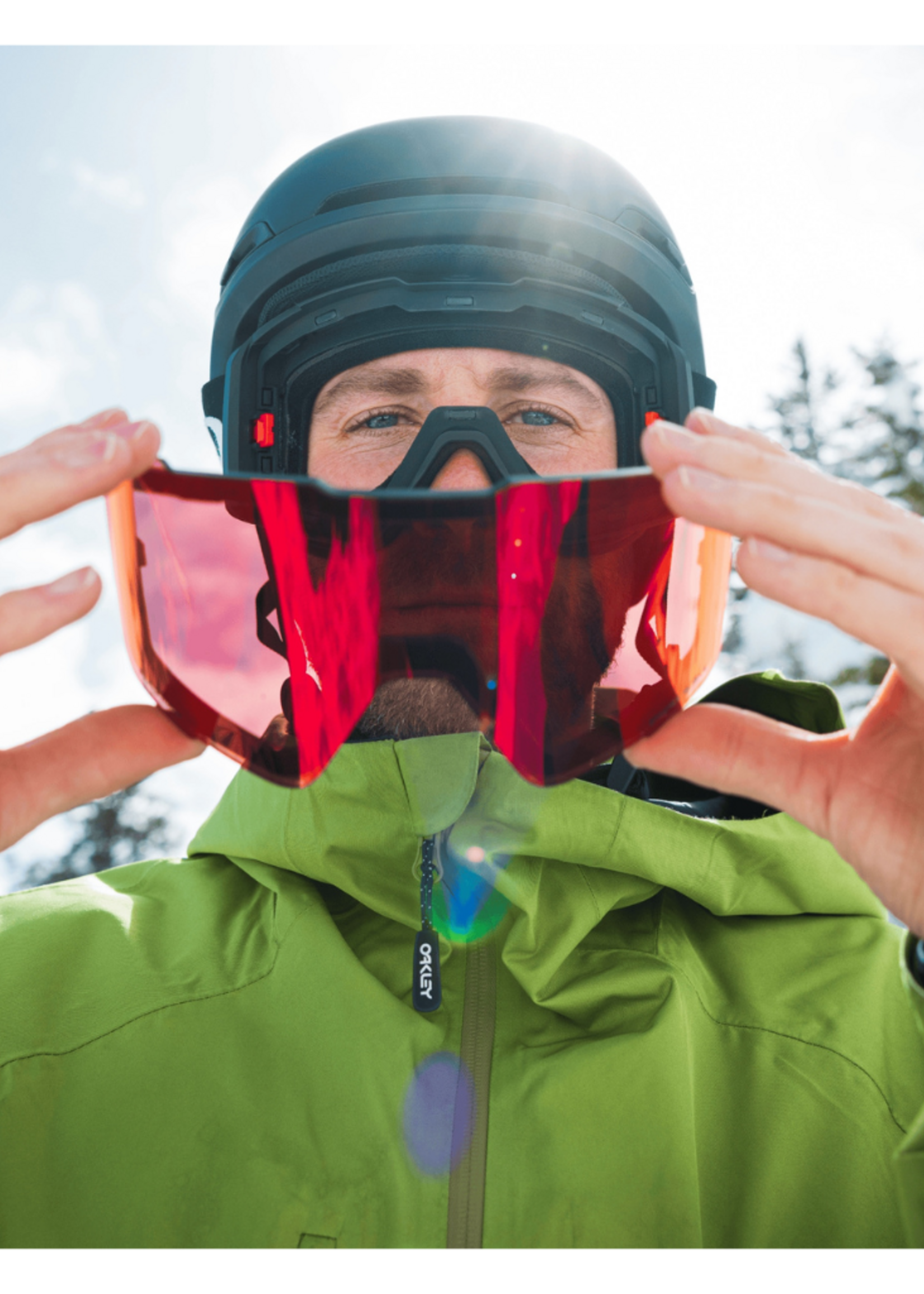 Oakley Line Miner Pro Goggle Large  | Matte Black W/ Prizm Agron + Prizm Iced Iridium