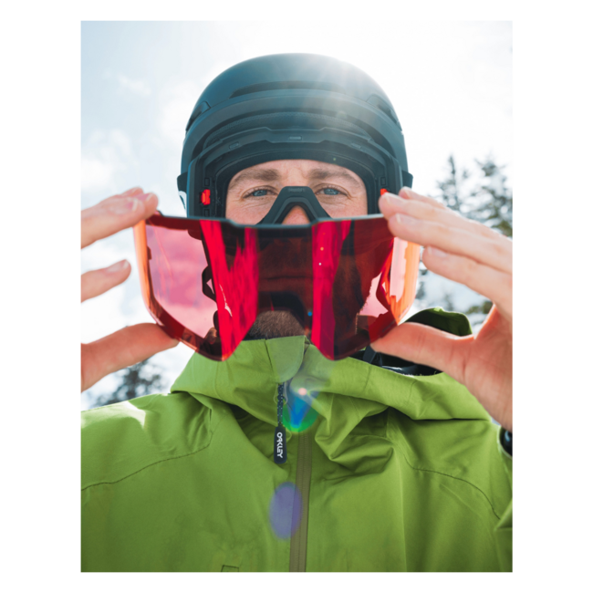 Oakley Line Miner Pro Goggle Large  | Matte Black W/ Prizm Agron + Prizm Iced Iridium