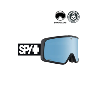 SPY+ MEGALITH Everblack Goggles | Happy Boost Ice Blue Mirror