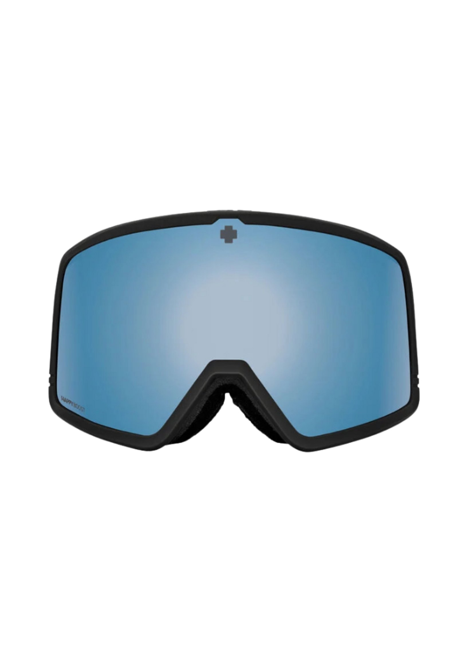 SPY+ MEGALITH Everblack Goggles | Happy Boost Ice Blue Mirror & Happy LL Yellow