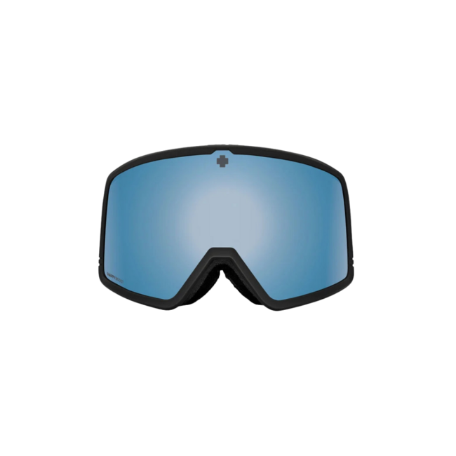 SPY+ MEGALITH Everblack Goggles | Happy Boost Ice Blue Mirror & Happy LL Yellow