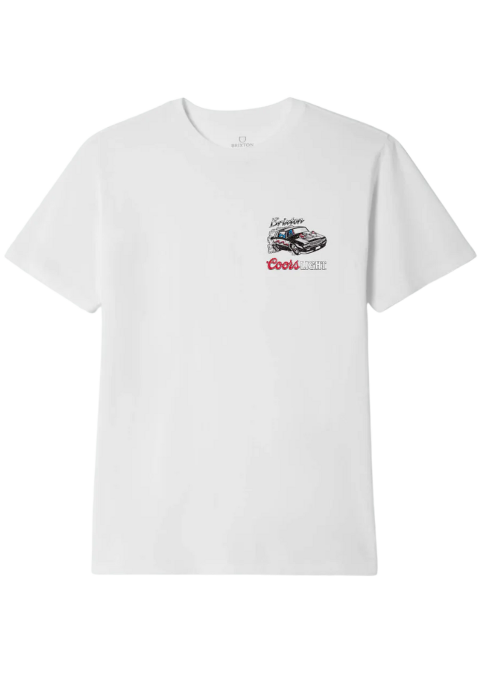 Brixton Women's Coors Light Raceway BF Tee | White