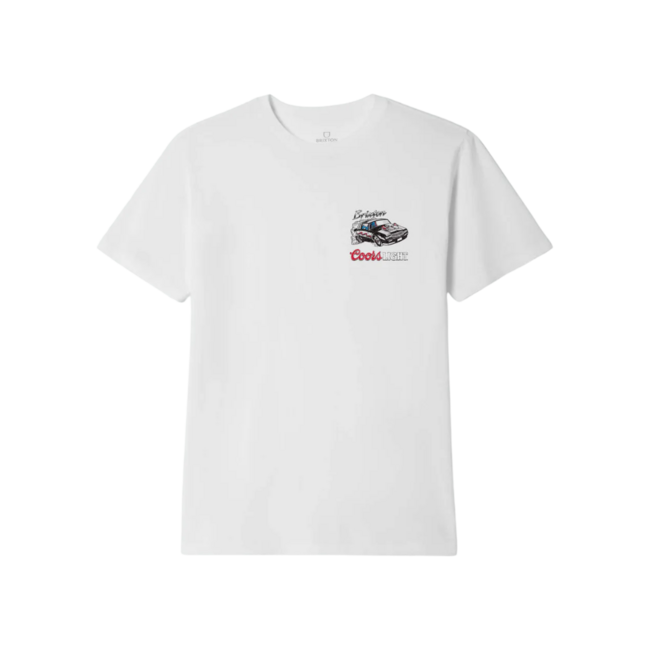 Brixton Women's Coors Light Raceway BF Tee | White