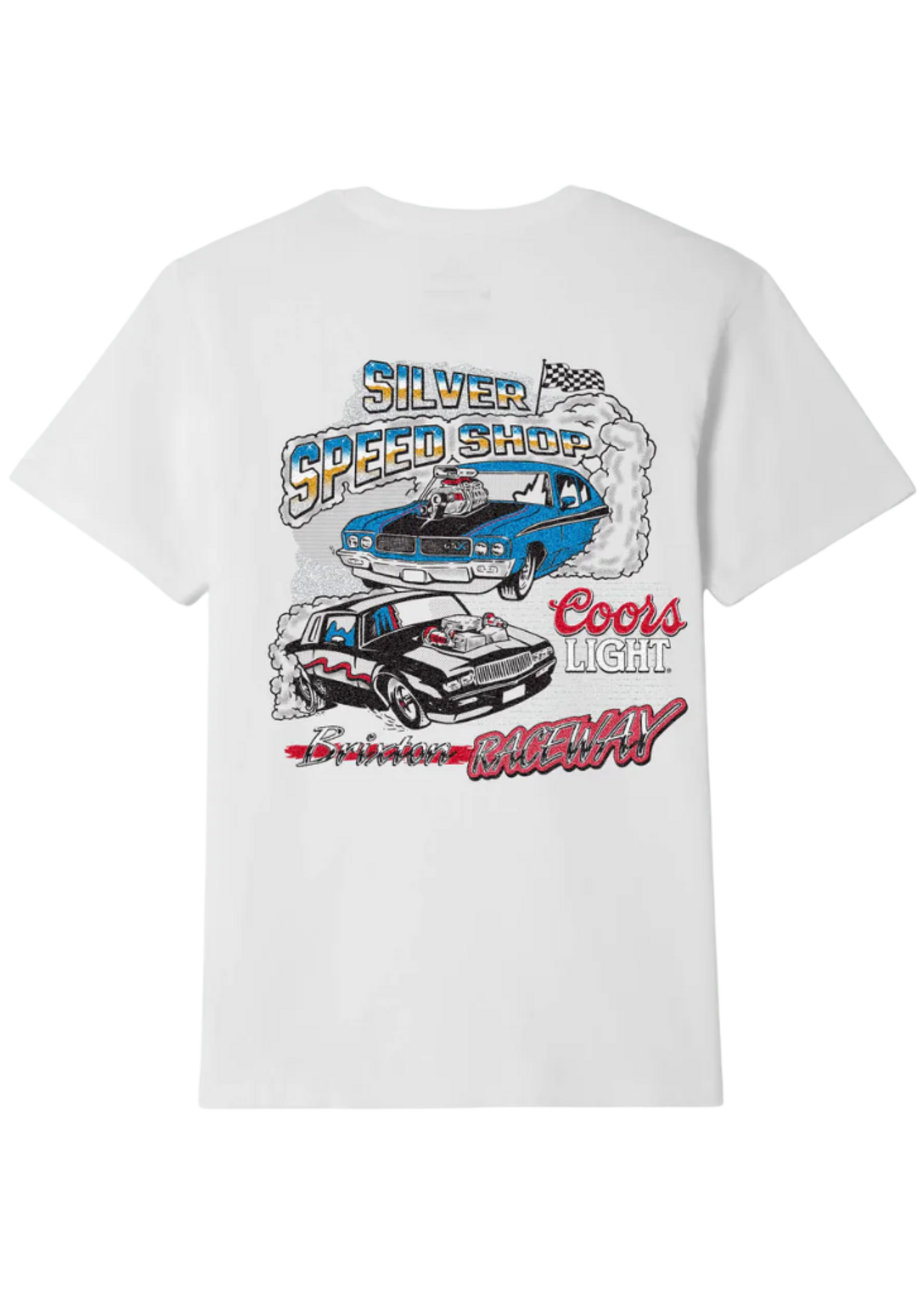 Brixton Women's Coors Light Raceway BF Tee | White