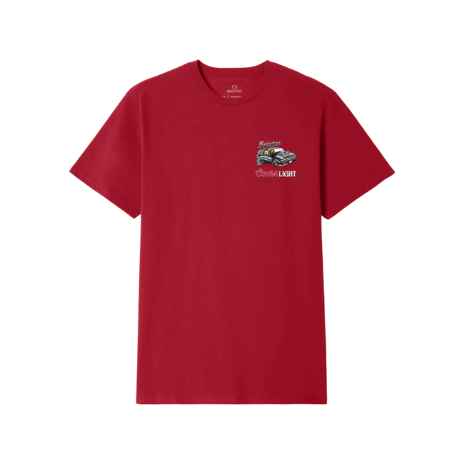 Brixton Men's Coors Light Raceway Tee | Red