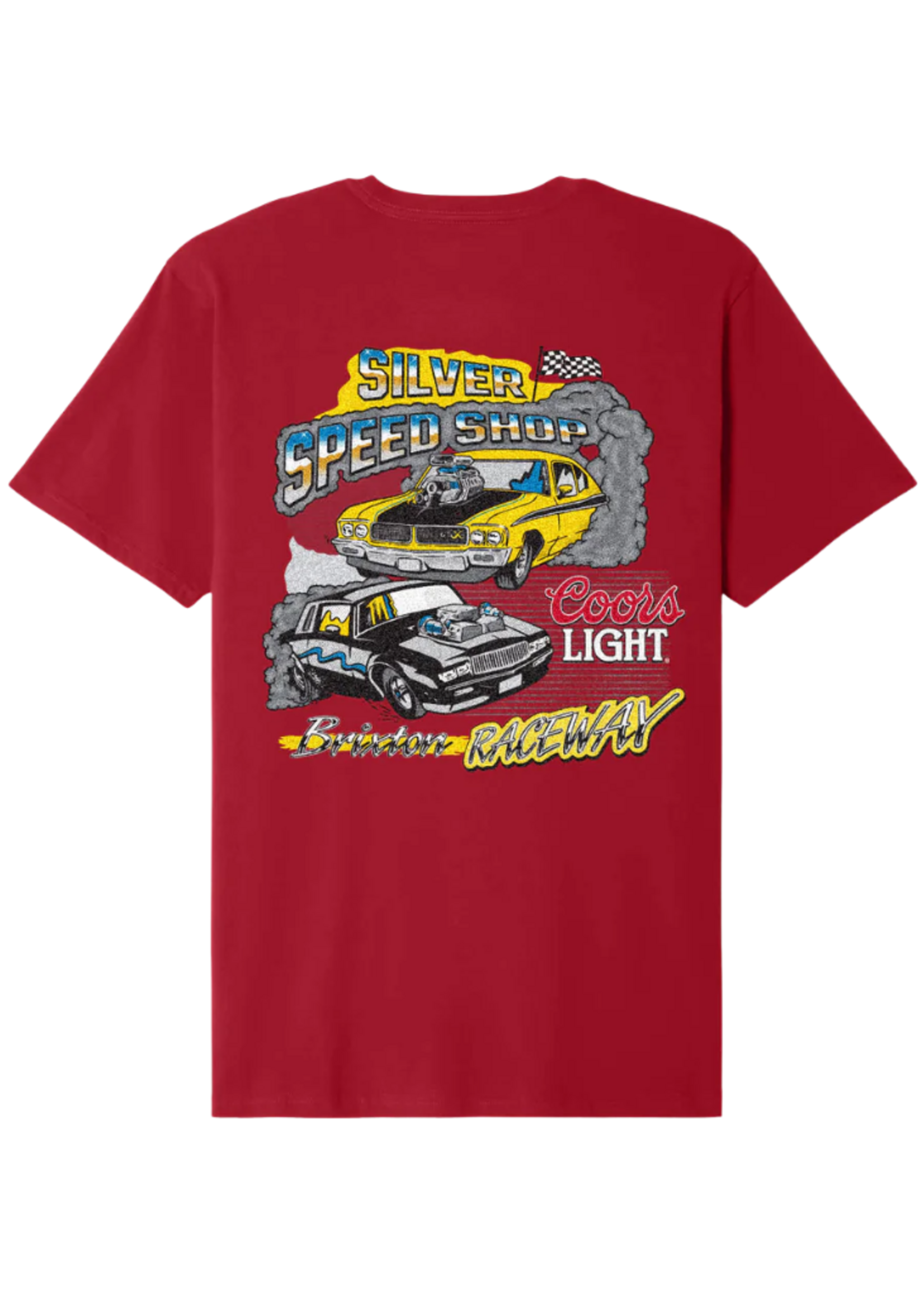 Brixton Men's Coors Light Raceway Tee | Red