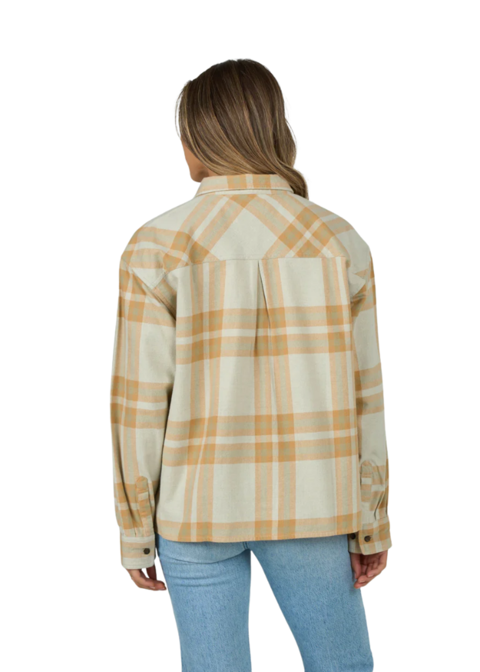 Salty Crew Women's Nomad Flannel | Sand