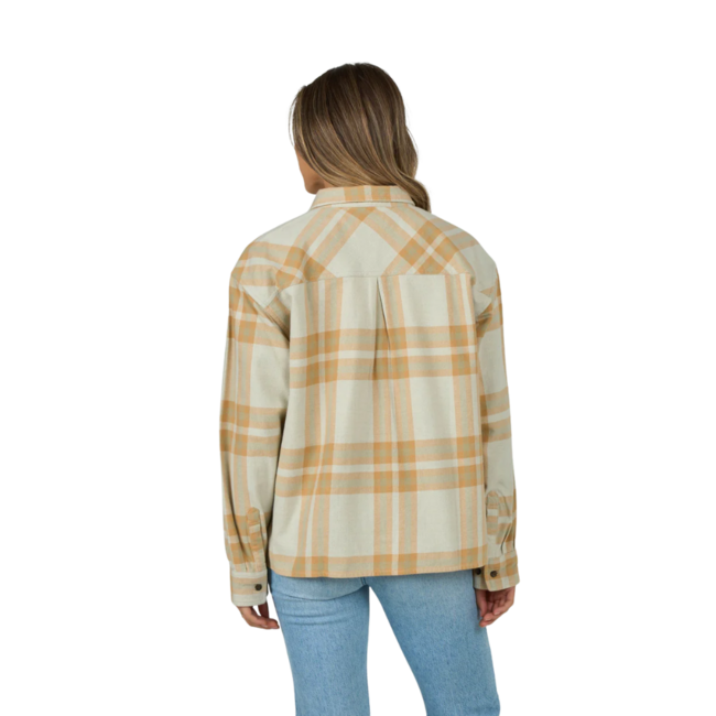Salty Crew Women's Nomad Flannel | Sand