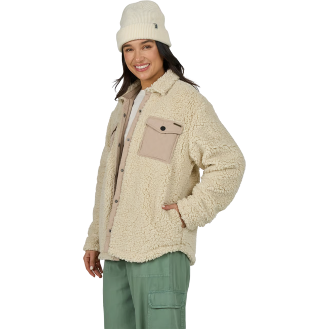 Salty Crew Women's Calm Seas Shacket | Natural