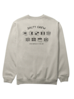 Salty Crew Call Sign Crew Fleece | Bone