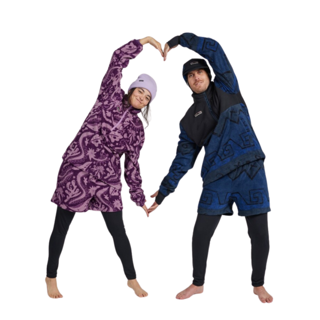 Airblaster Women's Fleece Half Zip | Blackberry Earth Life