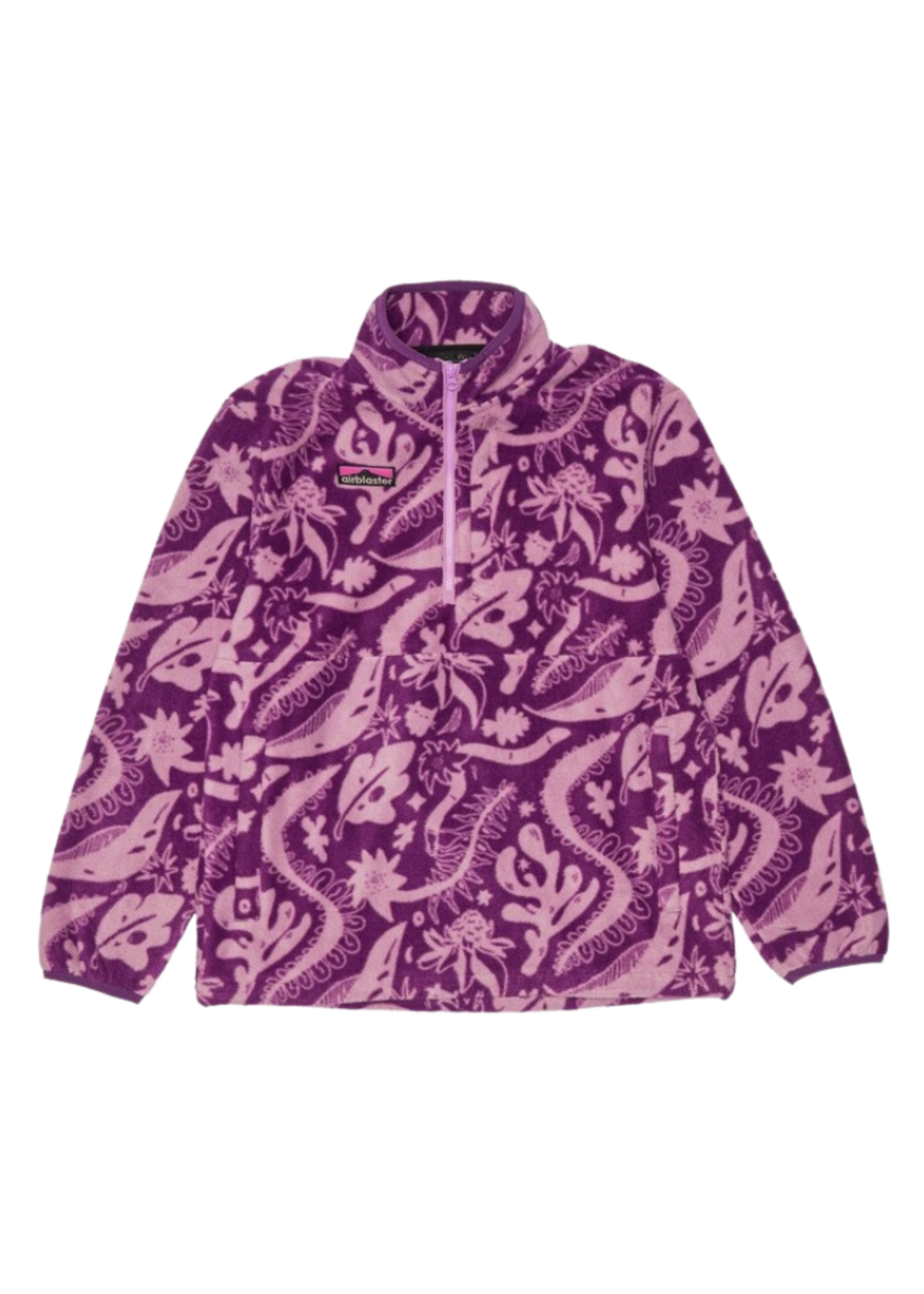 Airblaster Women's Fleece Half Zip | Blackberry Earth Life
