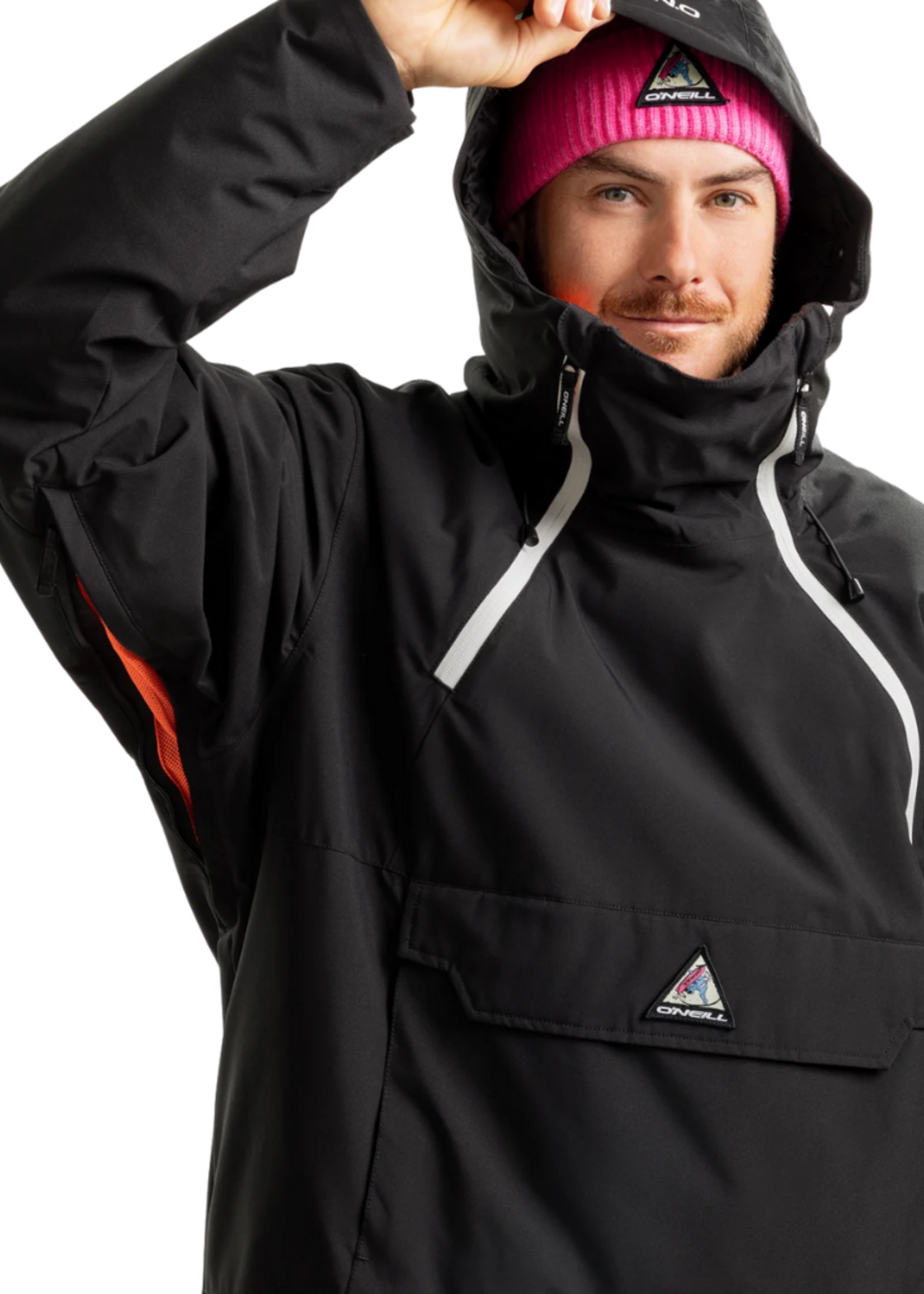 O'Neill Men's FWC Play Asymmetric Snow Jacket | Blackout