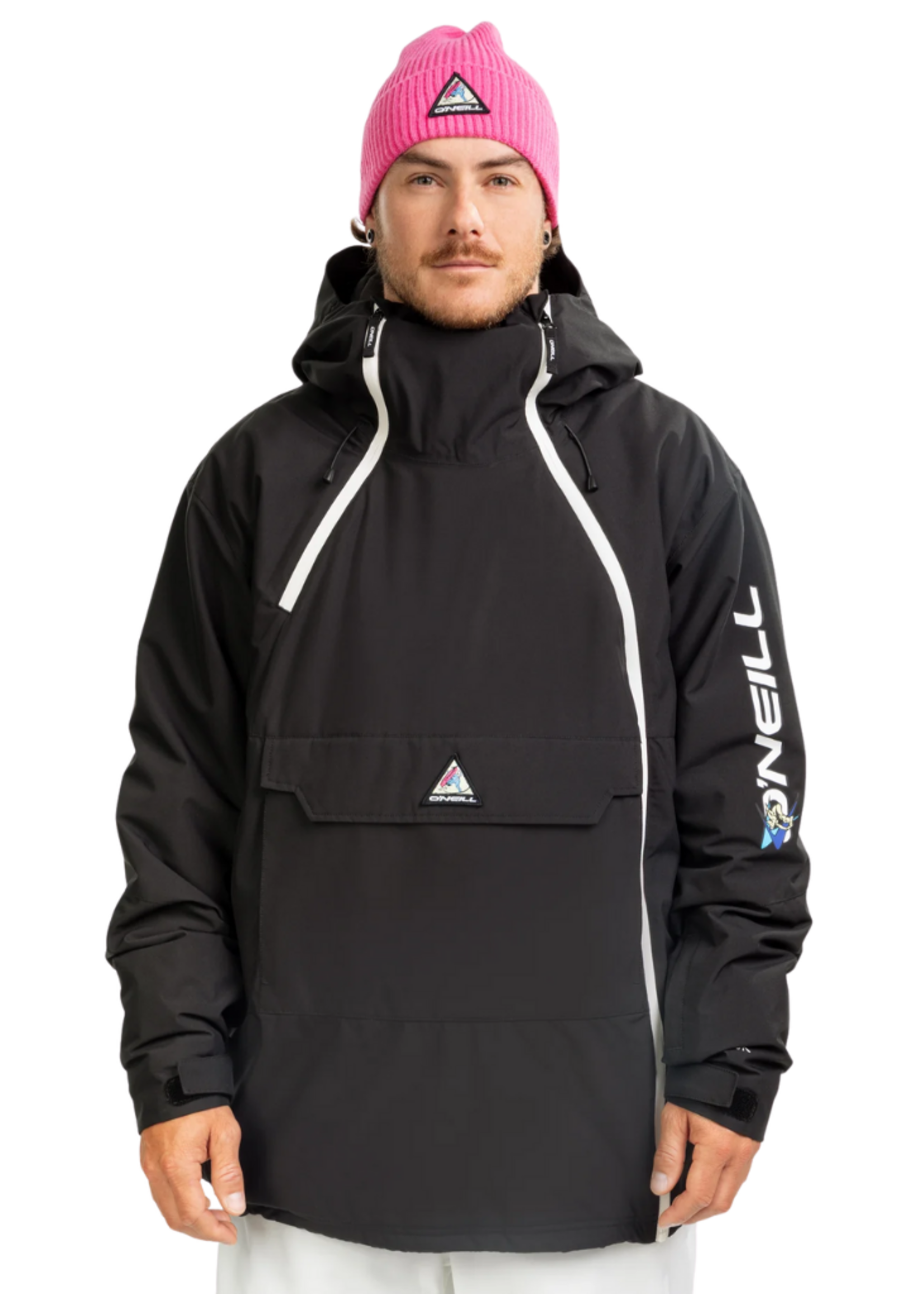 O'Neill Men's FWC Play Asymmetric Snow Jacket | Blackout