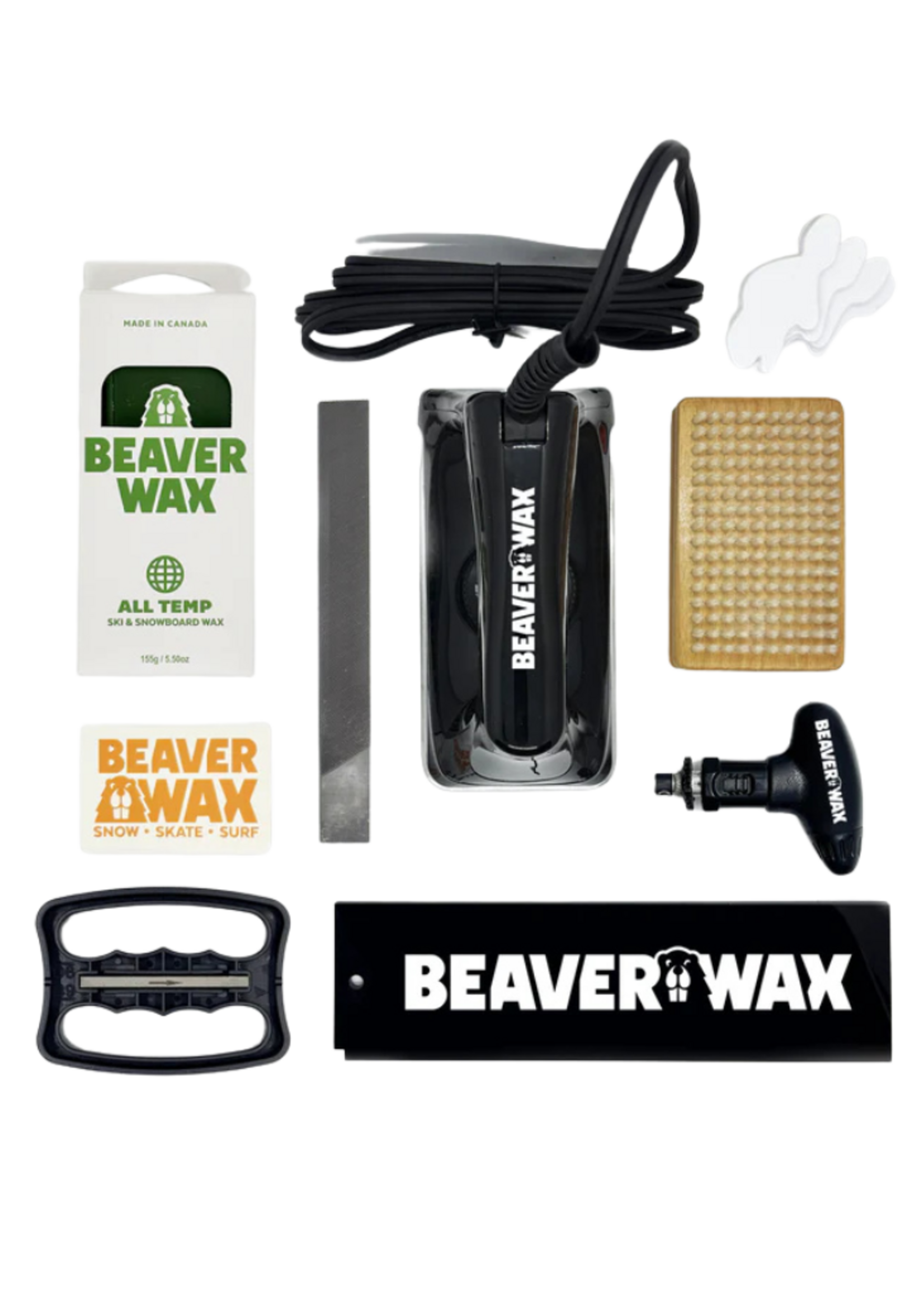 Beaver wax Full Snowboard & Ski Tune Kit