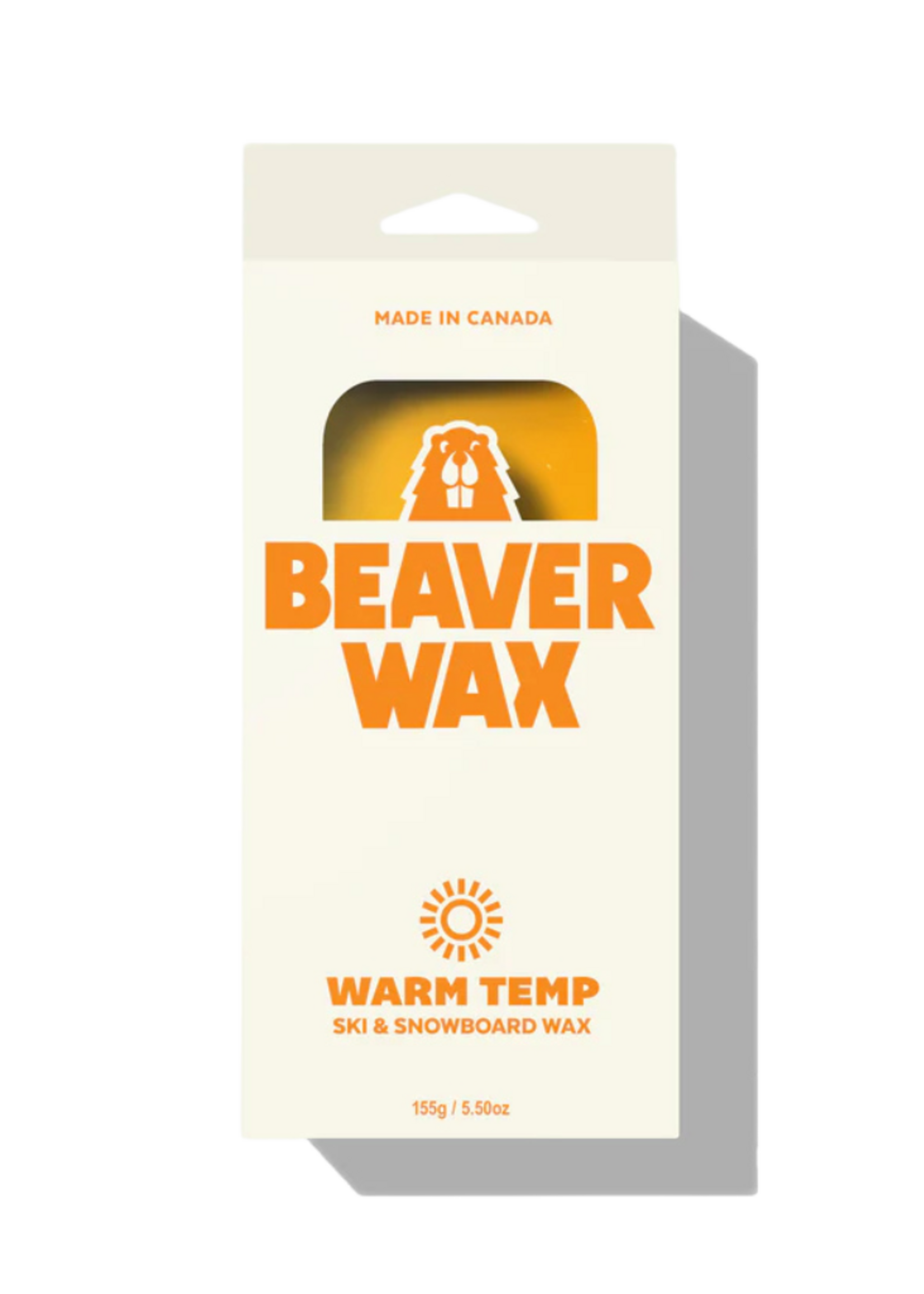 Beaver wax Warm Temp Ski & Snowboard Wax