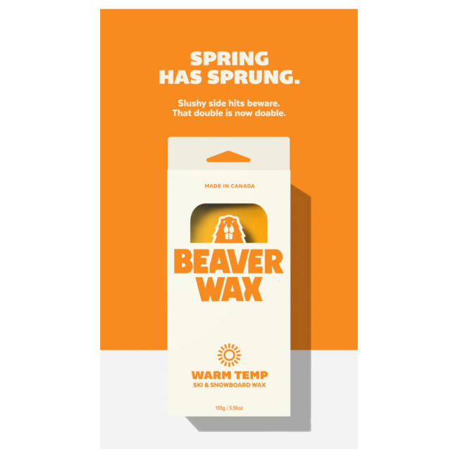 Beaver wax Warm Temp Ski & Snowboard Wax