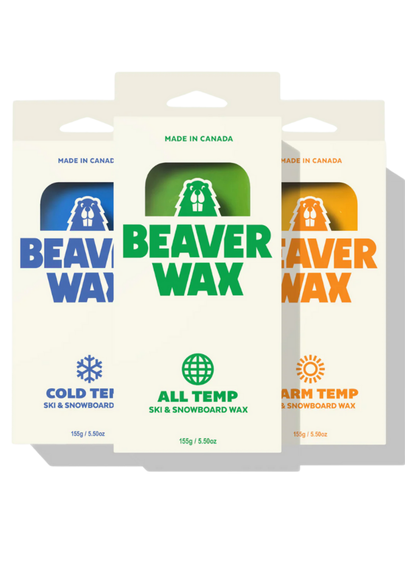 Beaver wax Warm Temp Ski & Snowboard Wax