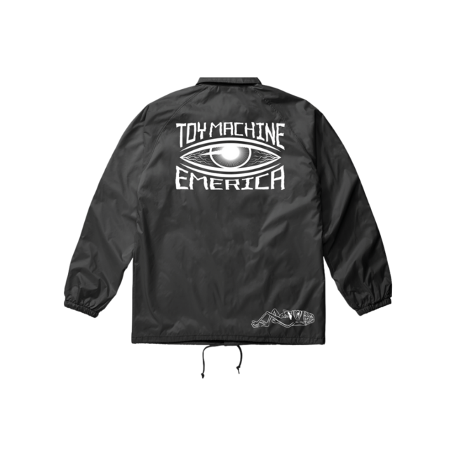 Emerica X Toy Machine Men's Coaches Jacket | Black