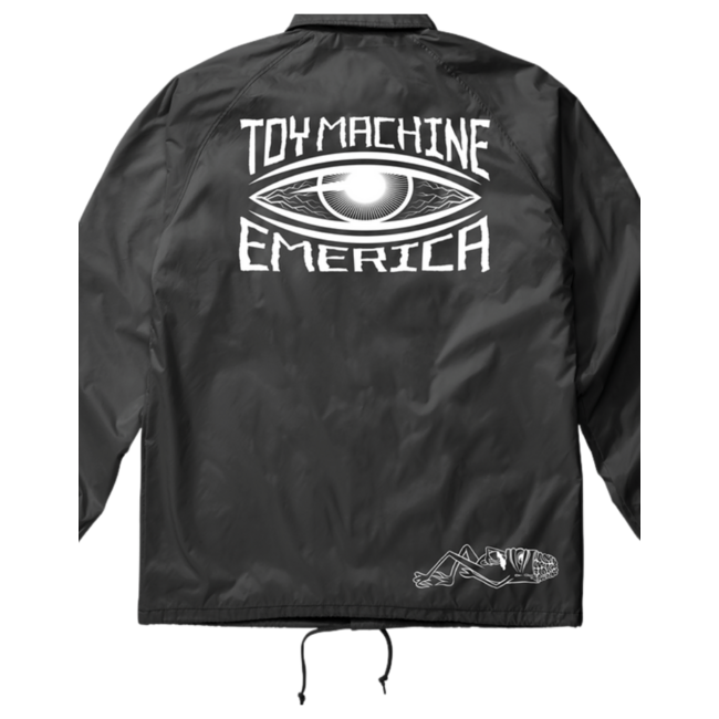 Emerica X Toy Machine Men's Coaches Jacket | Black