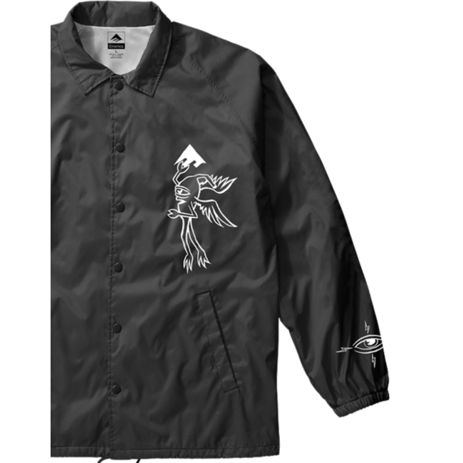 Emerica X Toy Machine Men's Coaches Jacket | Black