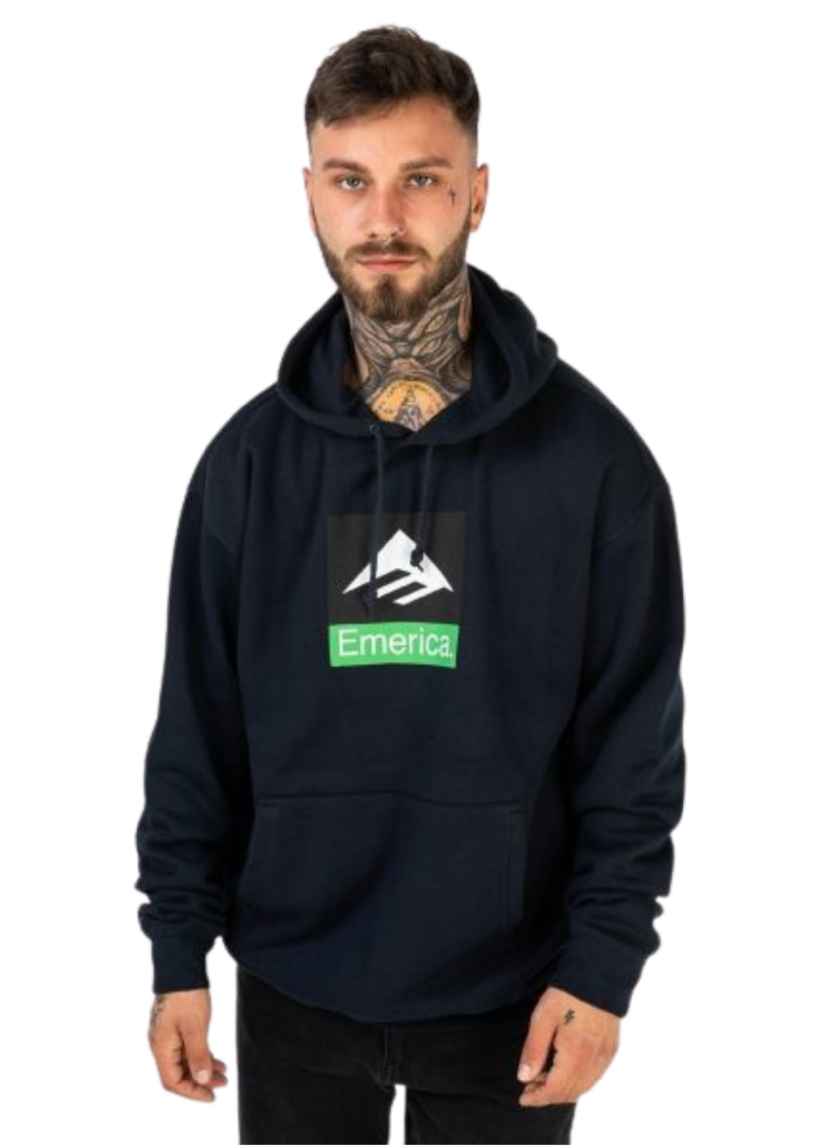 Emerica Men's Classic Combo Hoodie | Navy