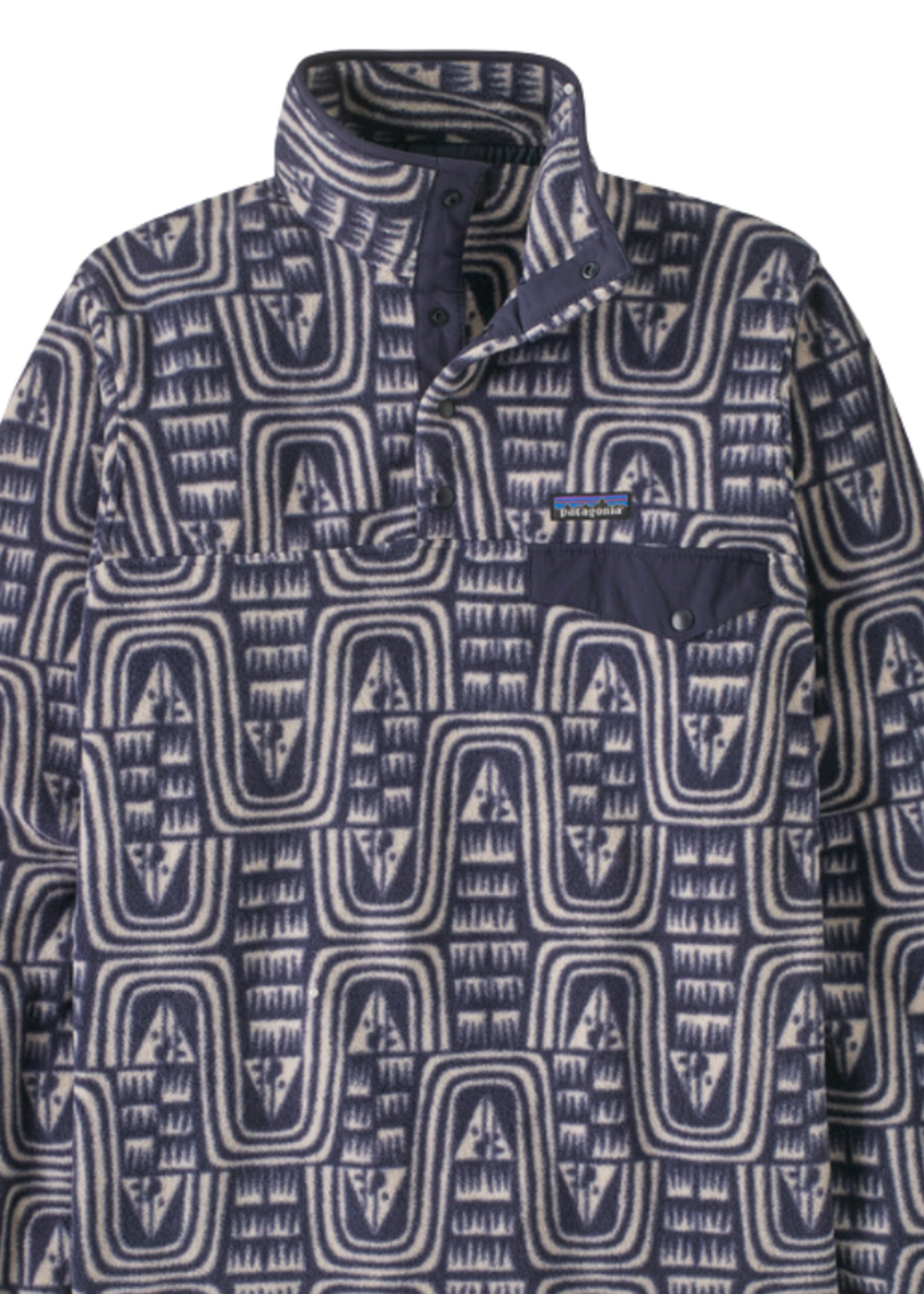 Patagonia M's Lightweight Synchilla Snap-T Fleece Pullover | Sunken Blue