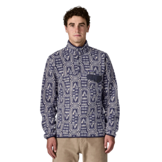 Patagonia M's Lightweight Synchilla Snap-T Pullover | Sunken Blue