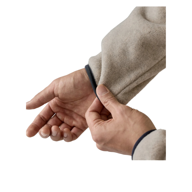 Patagonia M's Lightweight Synchilla Snap-T Fleece Pullover | Oatmeal Heather / Smolder Blue