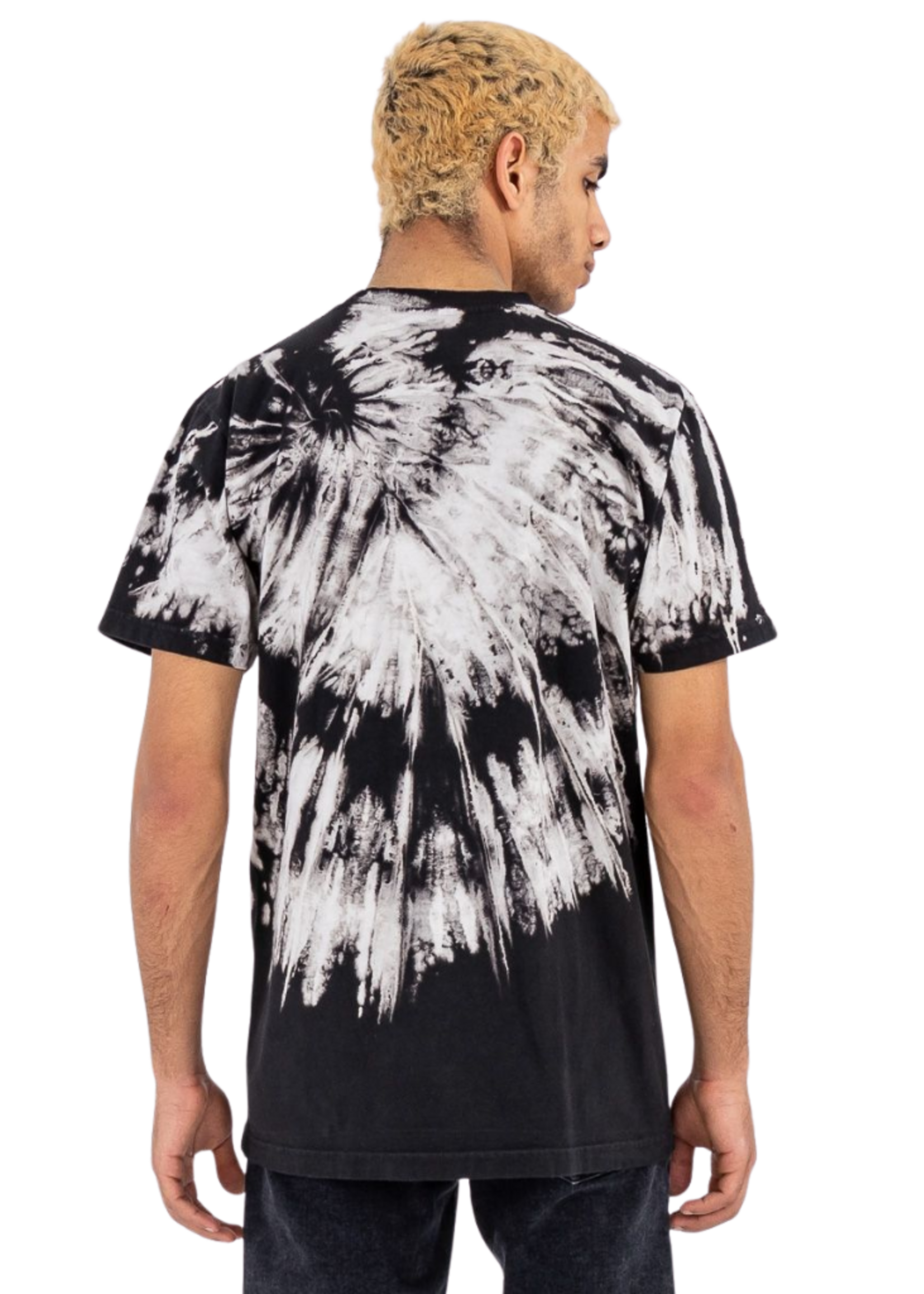 Etnies Joslin Wash Short Sleeve T-Shirt | Black / Tan Tie Dye