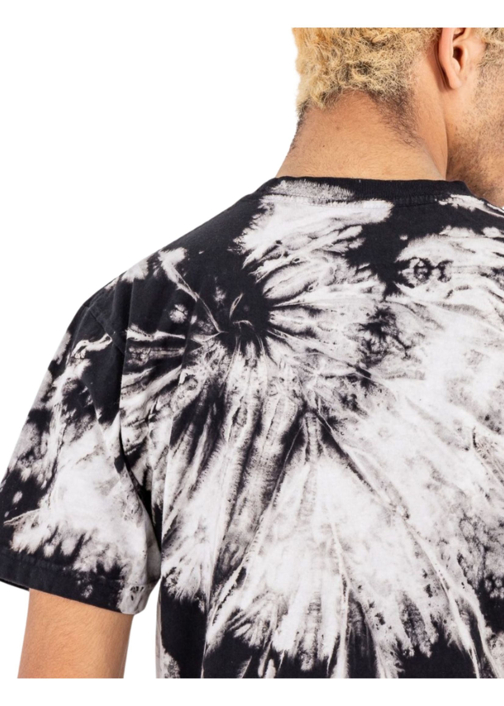 Etnies Joslin Wash Short Sleeve T-Shirt | Black / Tan Tie Dye