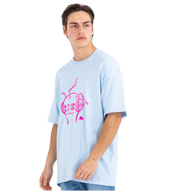 Emerica X Toy Machine Antenna  Men's T-Shirt Blue