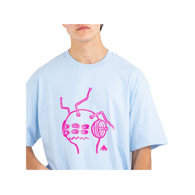 Emerica X Toy Machine Antenna  Men's T-Shirt Blue