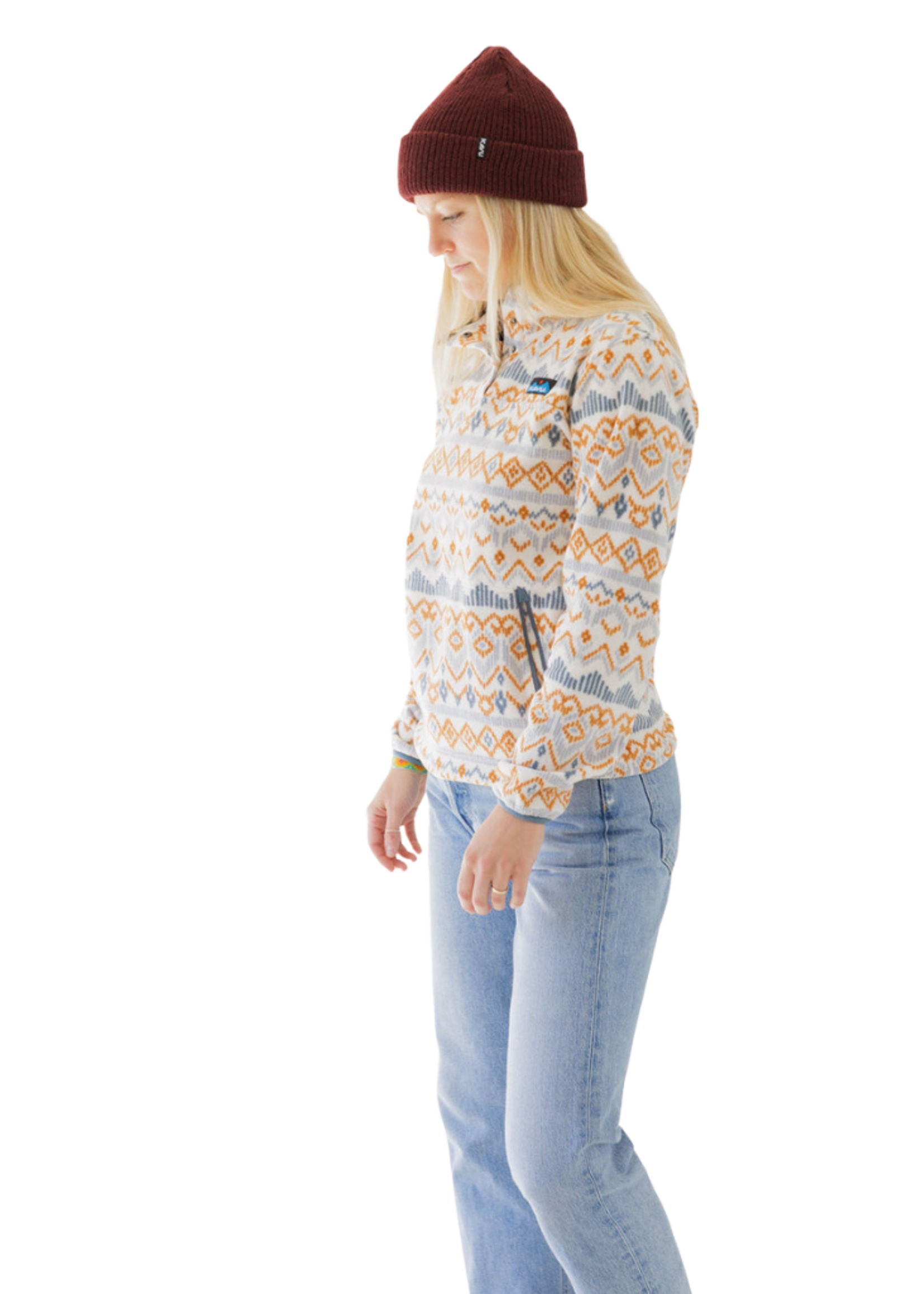 KAVU Women's Cavanaugh Fleece Pullover | Winter Holiday