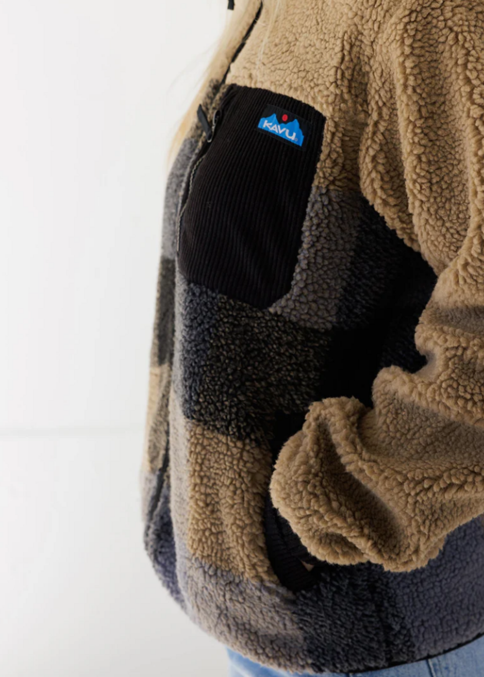 KAVU Women's Willow Creek Fleece Jacket | Nightshade Plaid