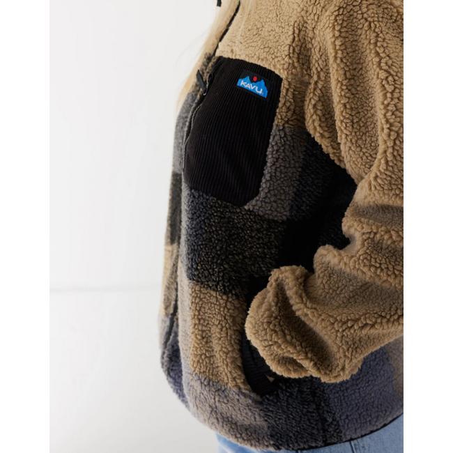 KAVU Women's Willow Creek Fleece Jacket | Nightshade Plaid