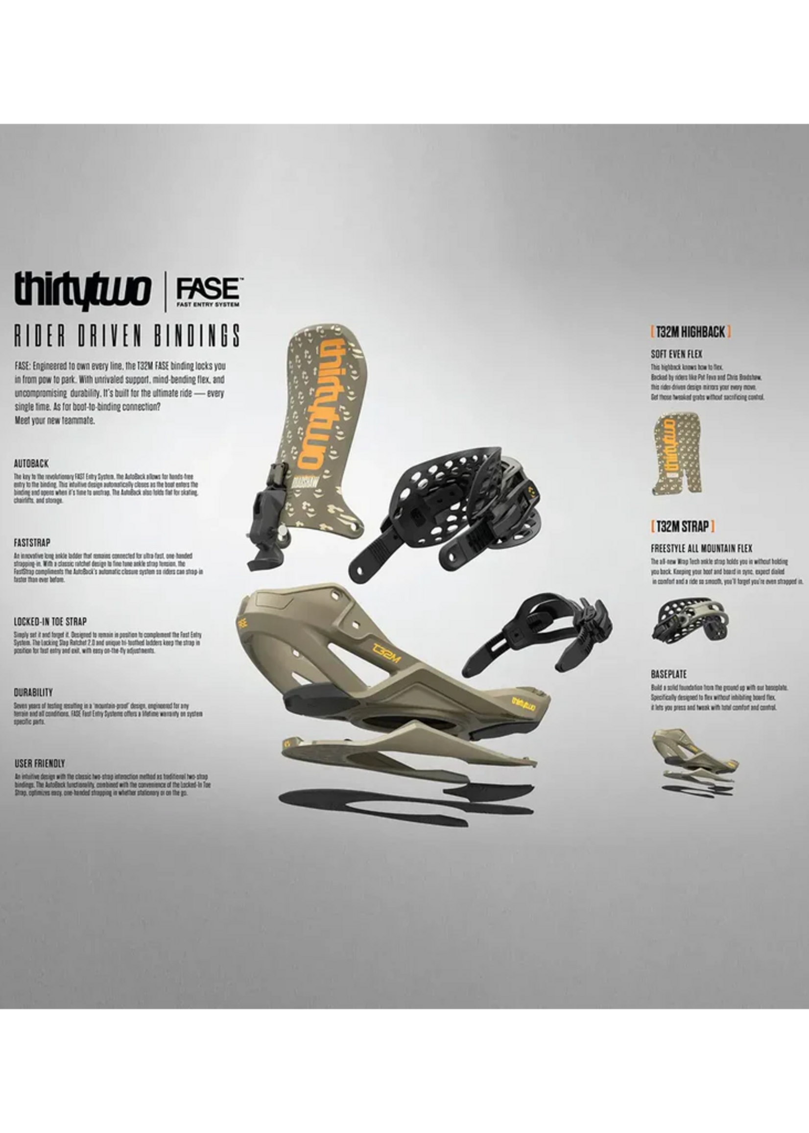 ThirtyTwo T32M Fase Binding Black - Early 2027 Release