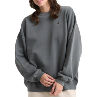 Volcom Women's Stone Soft Crew | Charcoal