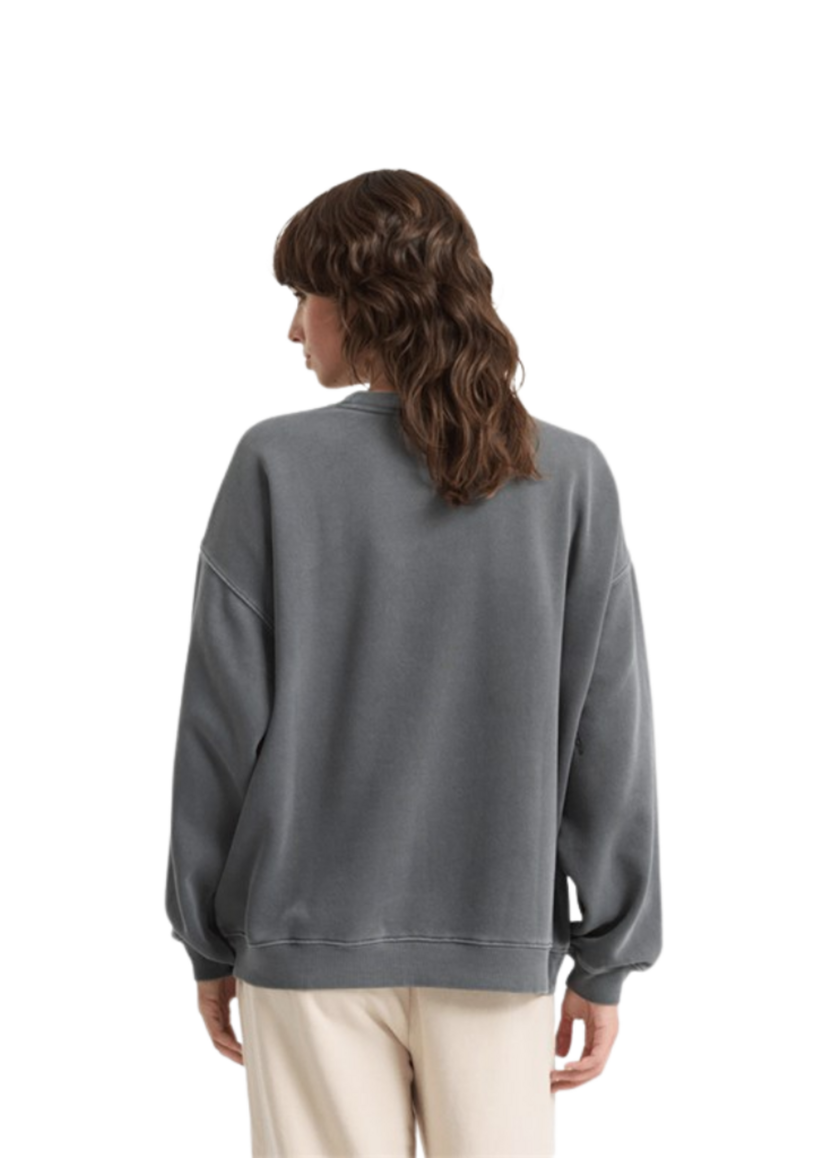 Volcom Women's Stone Soft Crewneck Sweater | Charcoal