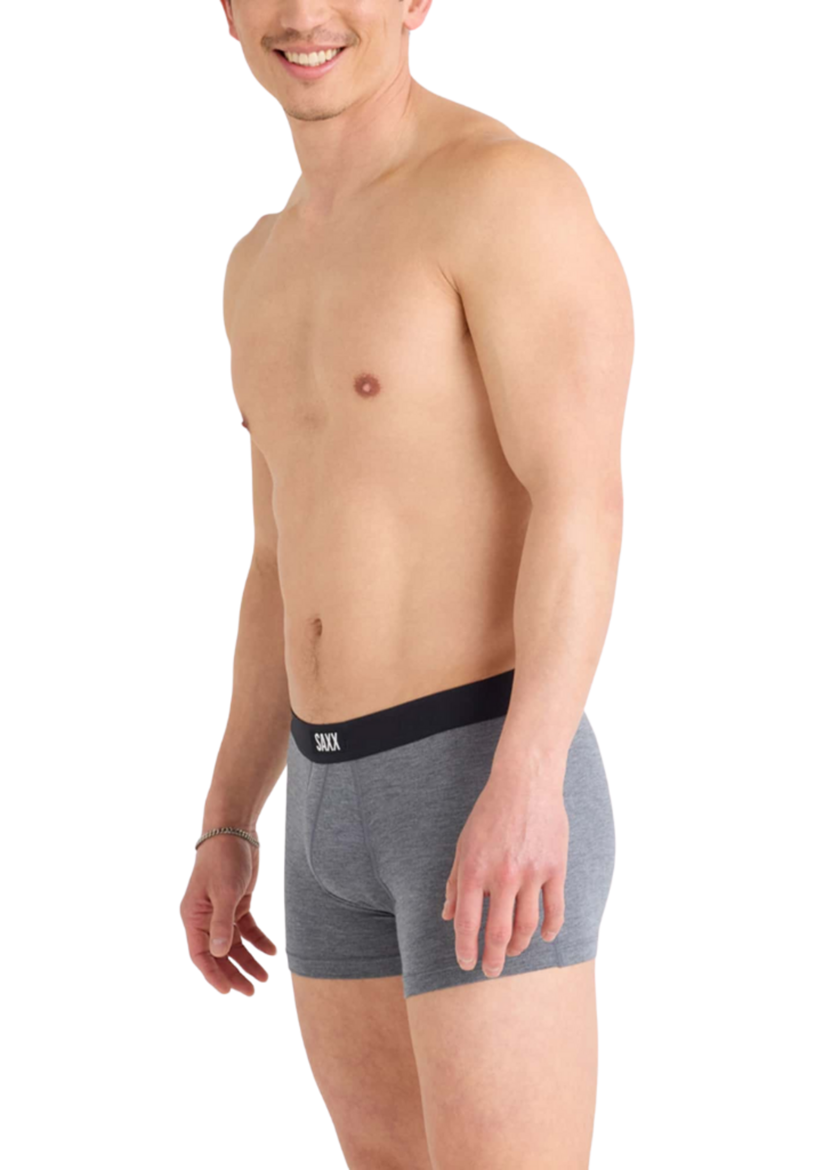 Saxx Vibe Xtra Soft Comfort 2 Pack | Black/Dark Grey