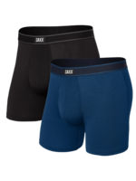 Saxx Daytripper Comfort Stretch 2 PK | Black/City Blue
