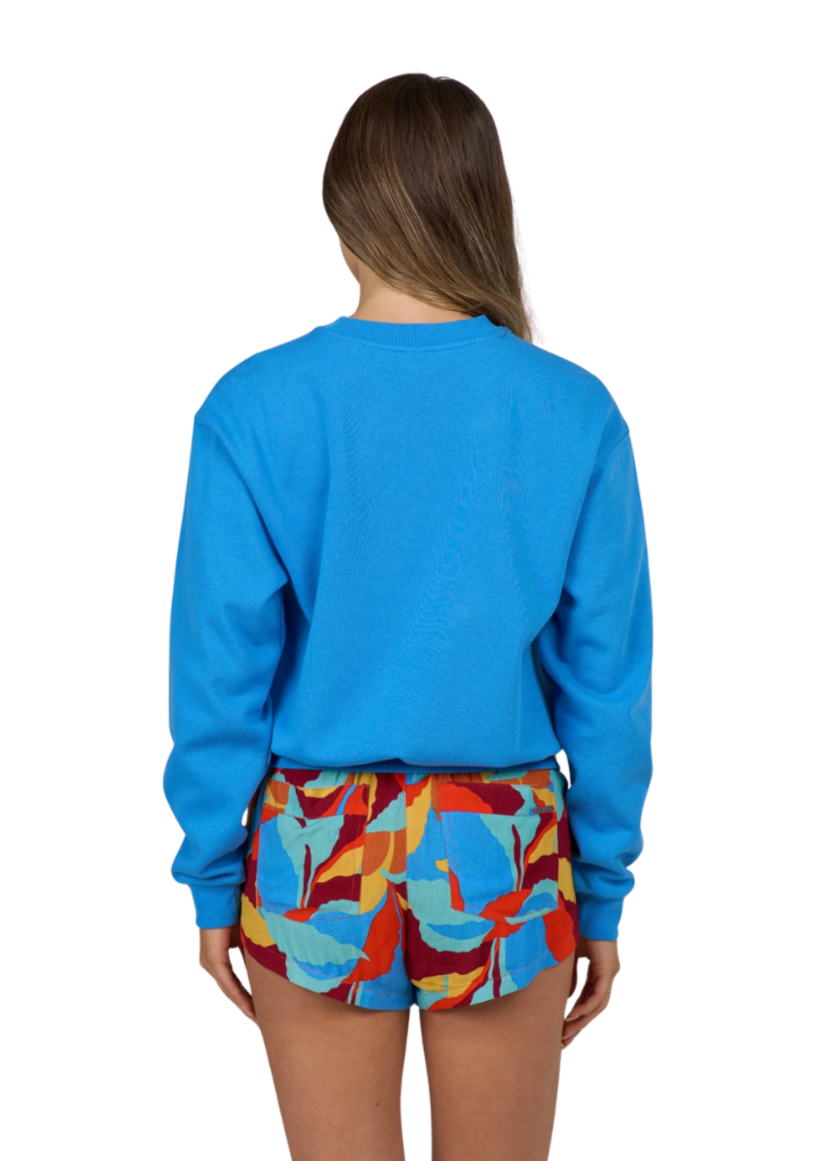 Salty Crew Women's Dock Line Crew | Bold Blue