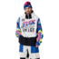 686 X Fox Racing Anorak Shell Jacket| Fox White Colourblock L