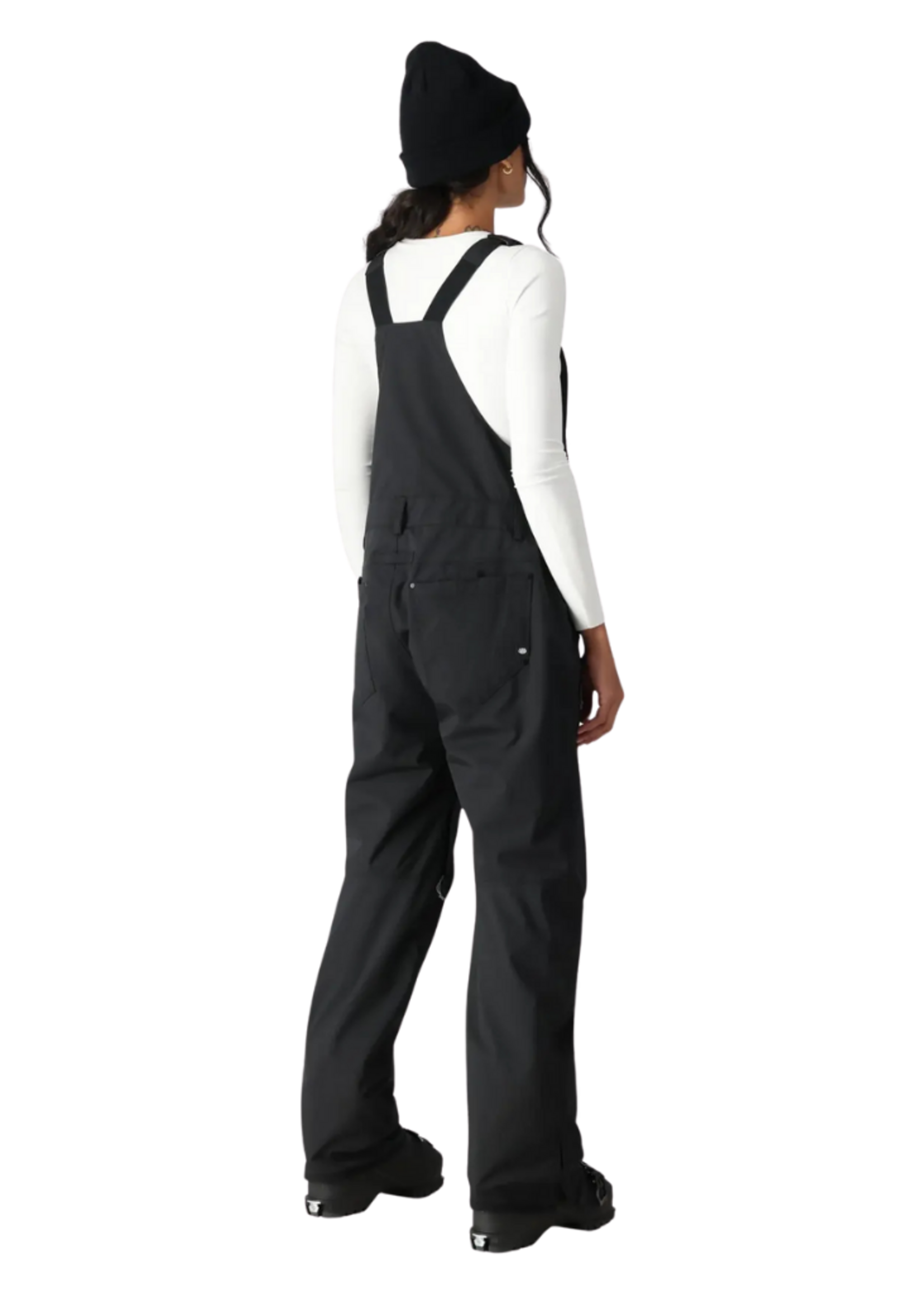 686 Women's Black Magic Insulated Bib | Black Geo Jacquard